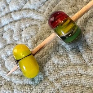 Trollbeads Yellow armadillo and the chakra bead